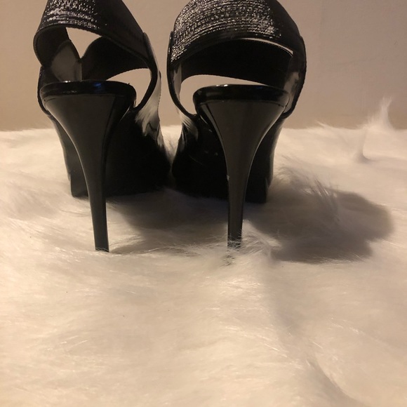 Block Open Toe High Heels - Picture 3 of 3